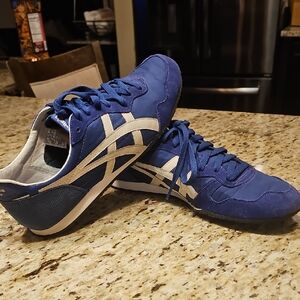 Onitsuka Tiger by Asics Blue and White Sneakers Unisex Size 11 In Mens